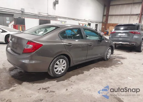 2012 Honda Civic Lx из США, поврежденный, VIN 2HGFB2F51CH539151